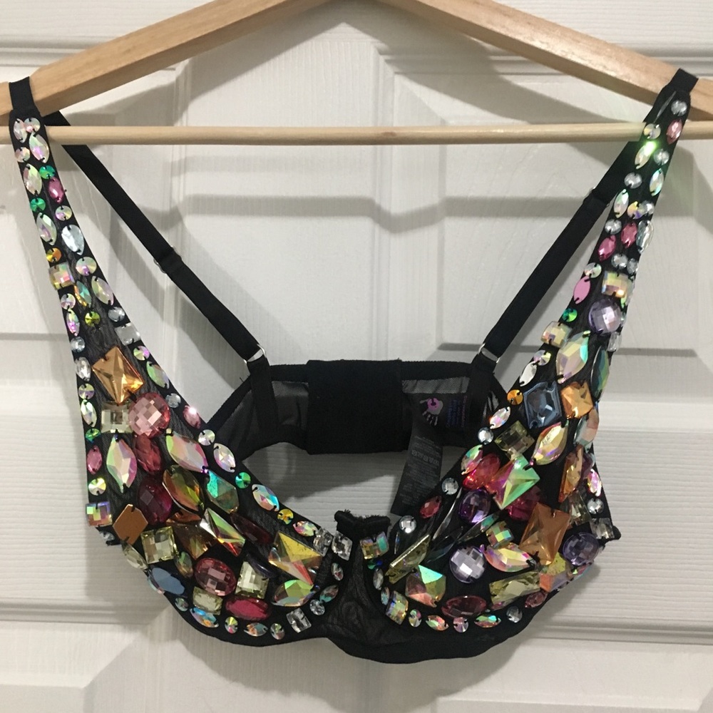 ASOS Rhinestone Bra - Picture 2 of 5